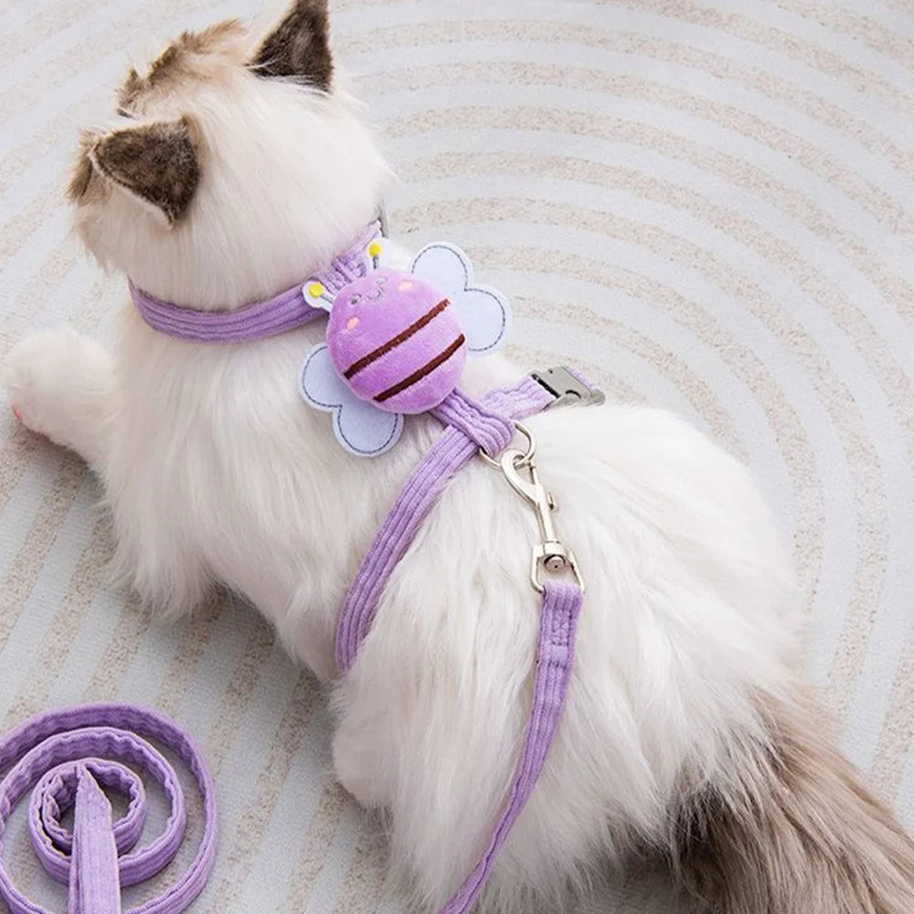 Pawfect Buzz Pet Harness & Leash Set