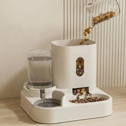 Pawfect AutoFeeder – Automatic Pet Food & Water Dispenser with Storage