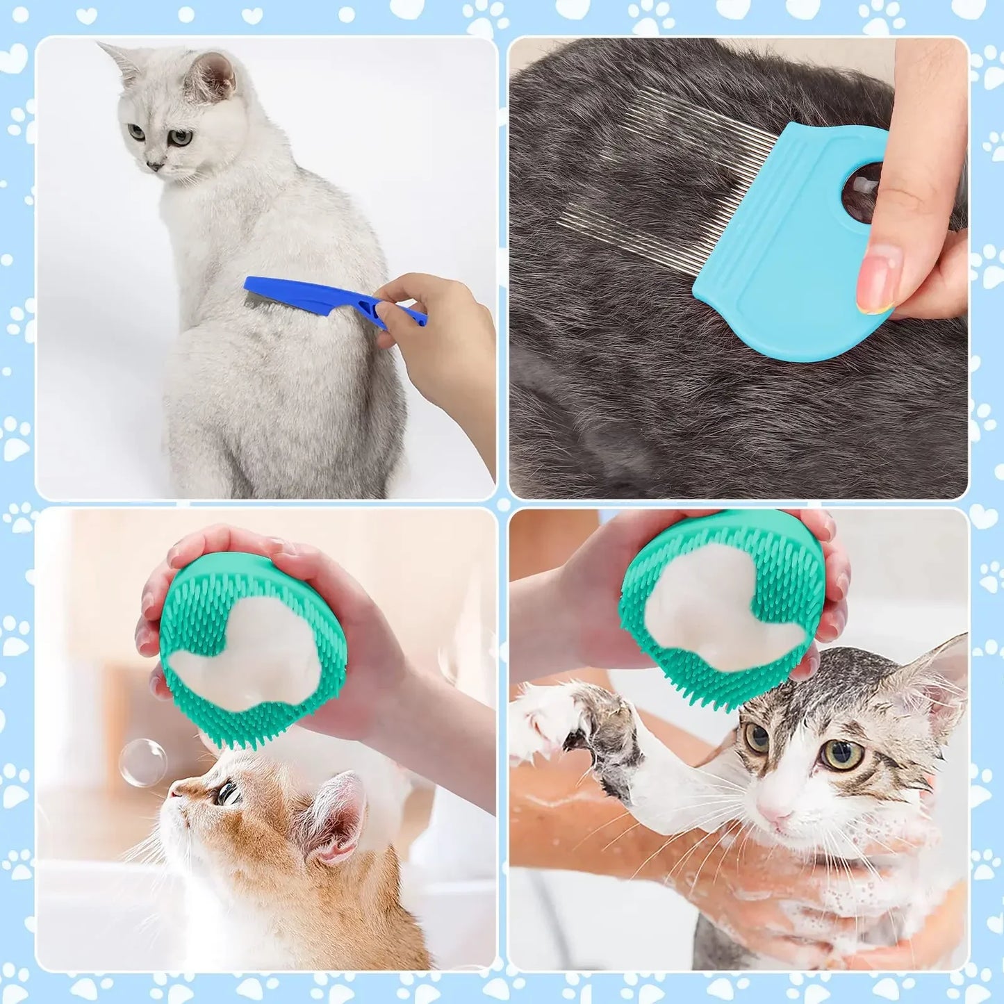 Pawfect 8-Piece Cat Grooming Kit