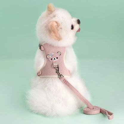 Pawfect Teddy Pet Harness Leash Set