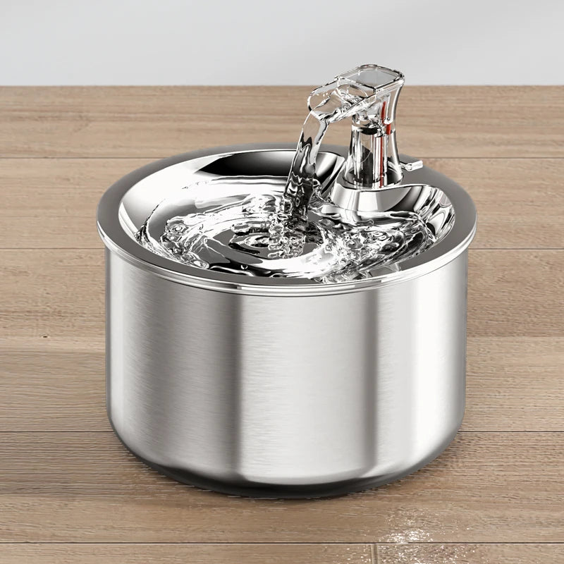 Pawfect 2L Stainless Steel Automatic Pet Water Dispenser