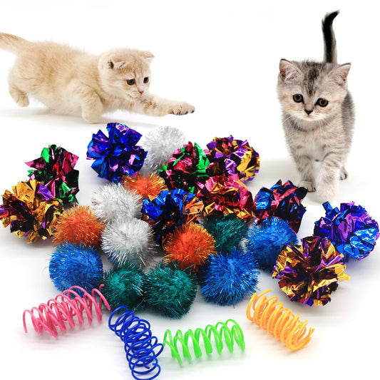 Pawfect 30-Piece Cat Chase Toy Set