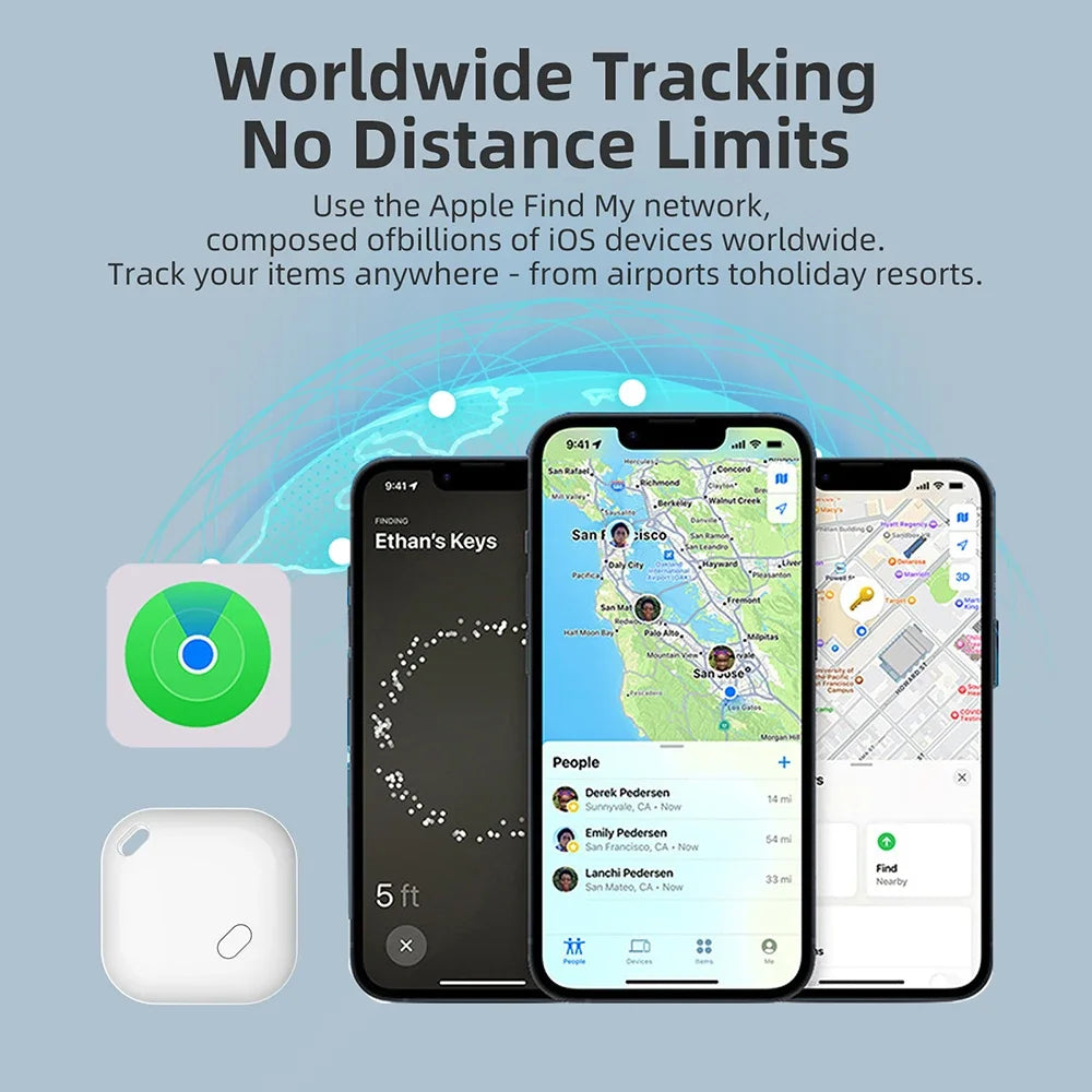 Pawfect Tracker – Mini Bluetooth Tracking Device for Pets & Essentials For Apple Find My Key