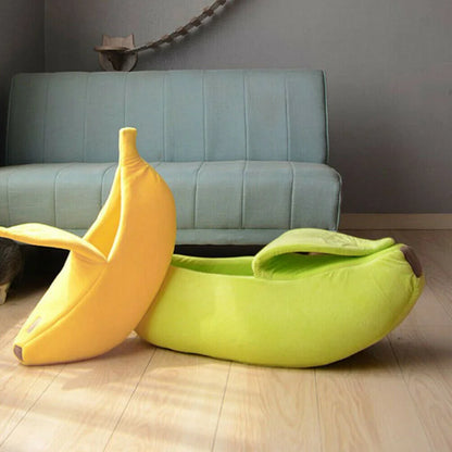 Pawfect Banana Cat Bed House