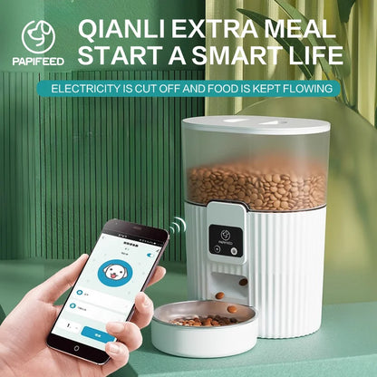 Pawfect Smart Automatic Pet Feeder – WiFi Remote Food Dispenser