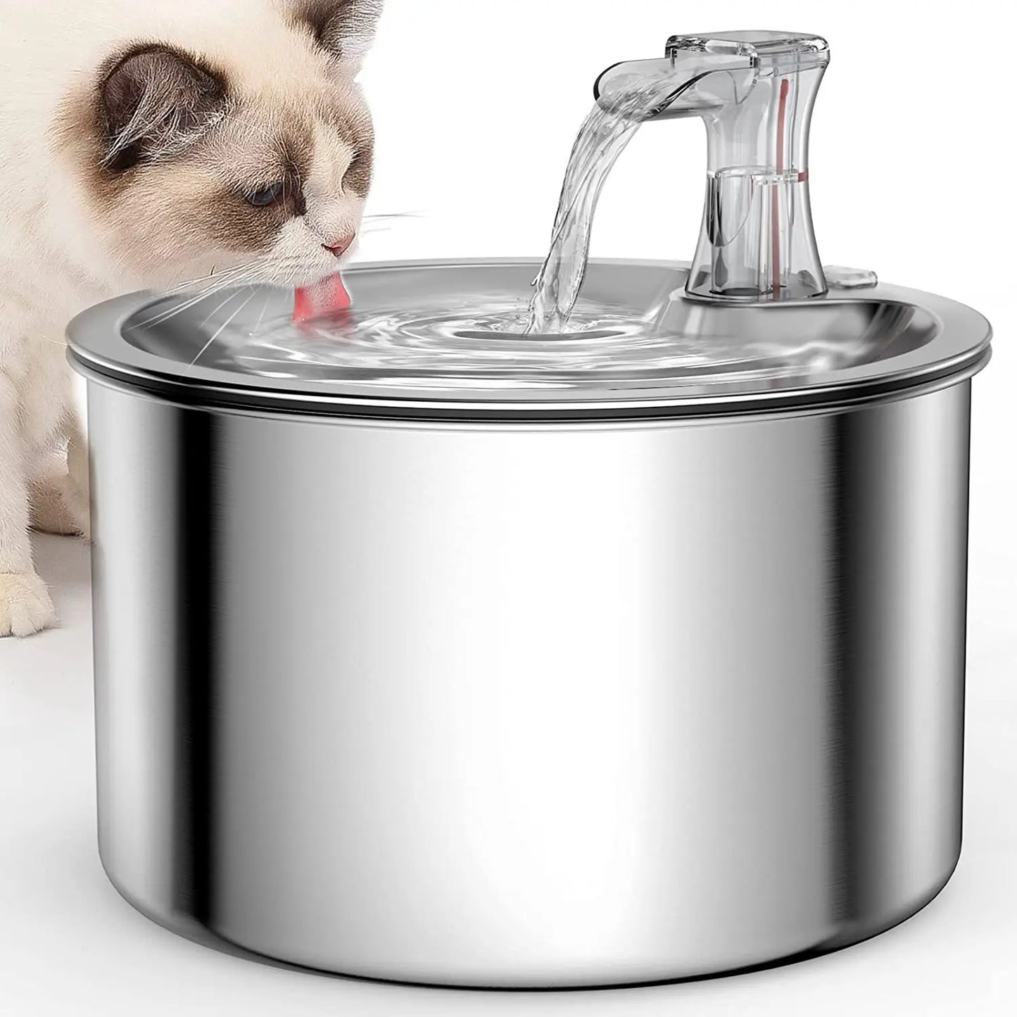 Pawfect 2L Stainless Steel Automatic Pet Water Dispenser