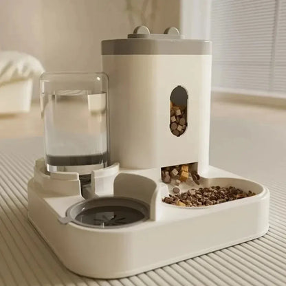 Pawfect AutoFeeder – Automatic Pet Food & Water Dispenser with Storage