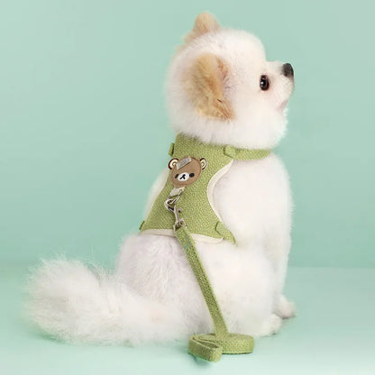 Pawfect Teddy Pet Harness Leash Set