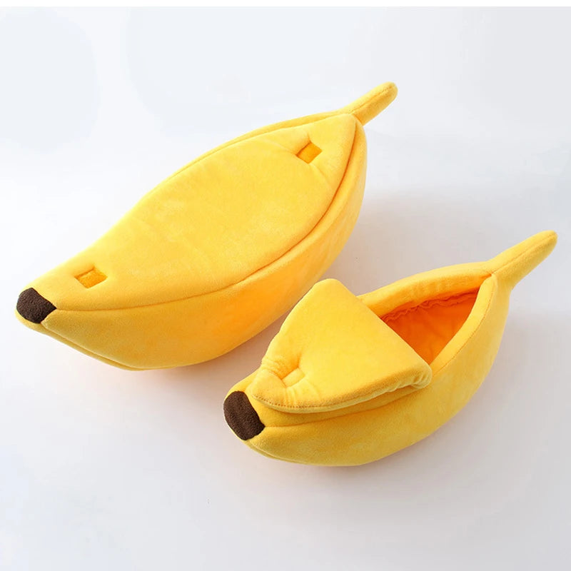 Pawfect Banana Cat Bed House