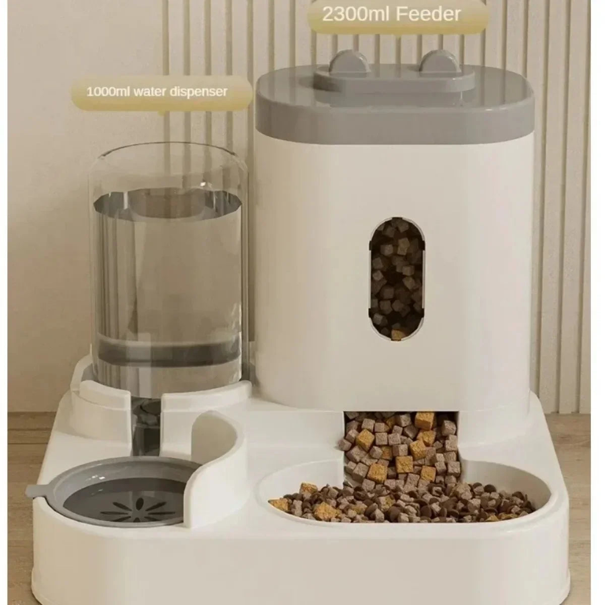 Pawfect AutoFeeder – Automatic Pet Food & Water Dispenser with Storage